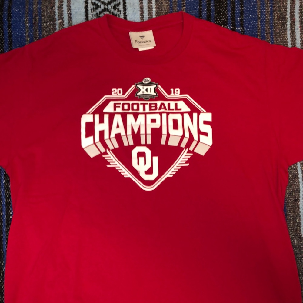 Oklahoma University 2019 Big 12 Conf Championship Tee Shirt